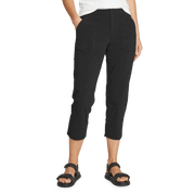 Women's Horizon High-Rise Straight Leg Cropped Pants - Black