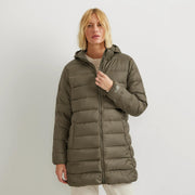 Women's CirrusLite Down Hooded Parka - Dk Fatigue