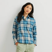 Women's Stine's Favorite Flannel - Sea Blue