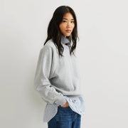 Women's Vintage Soft Crew Sweatshirt - Htr Gray