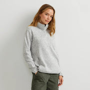 Women's Radiator Fleece 2.0 Snap Mock Pullover - Lt Gray