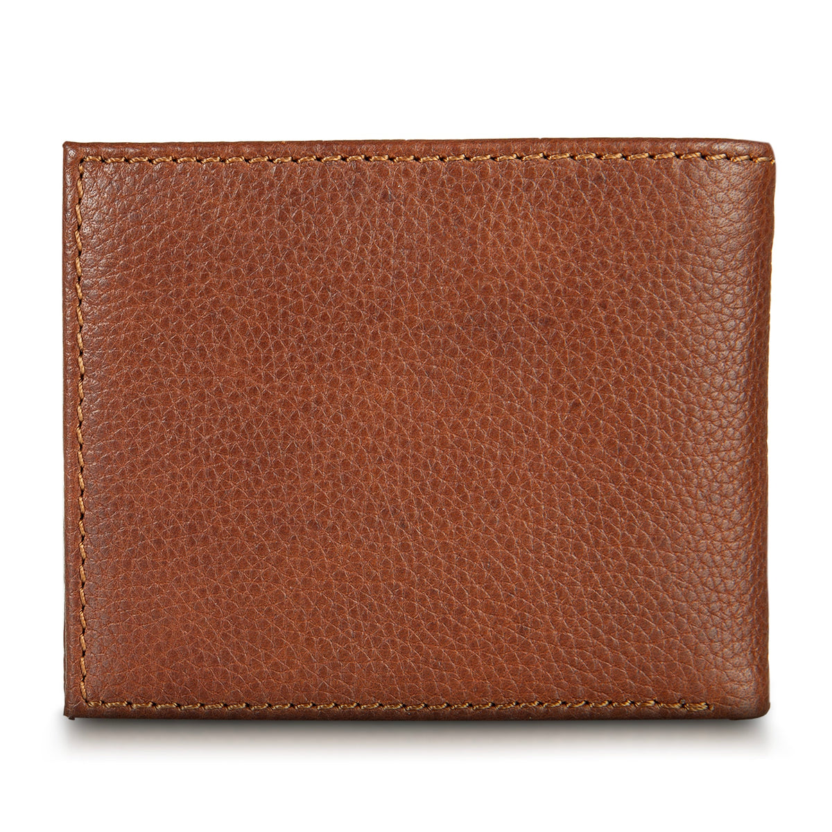 EB Signature Logo Leather Flip Id Bifold Wallet