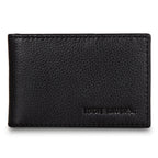 EB Signature Logo Leather Bifold With Money Clip Wallet