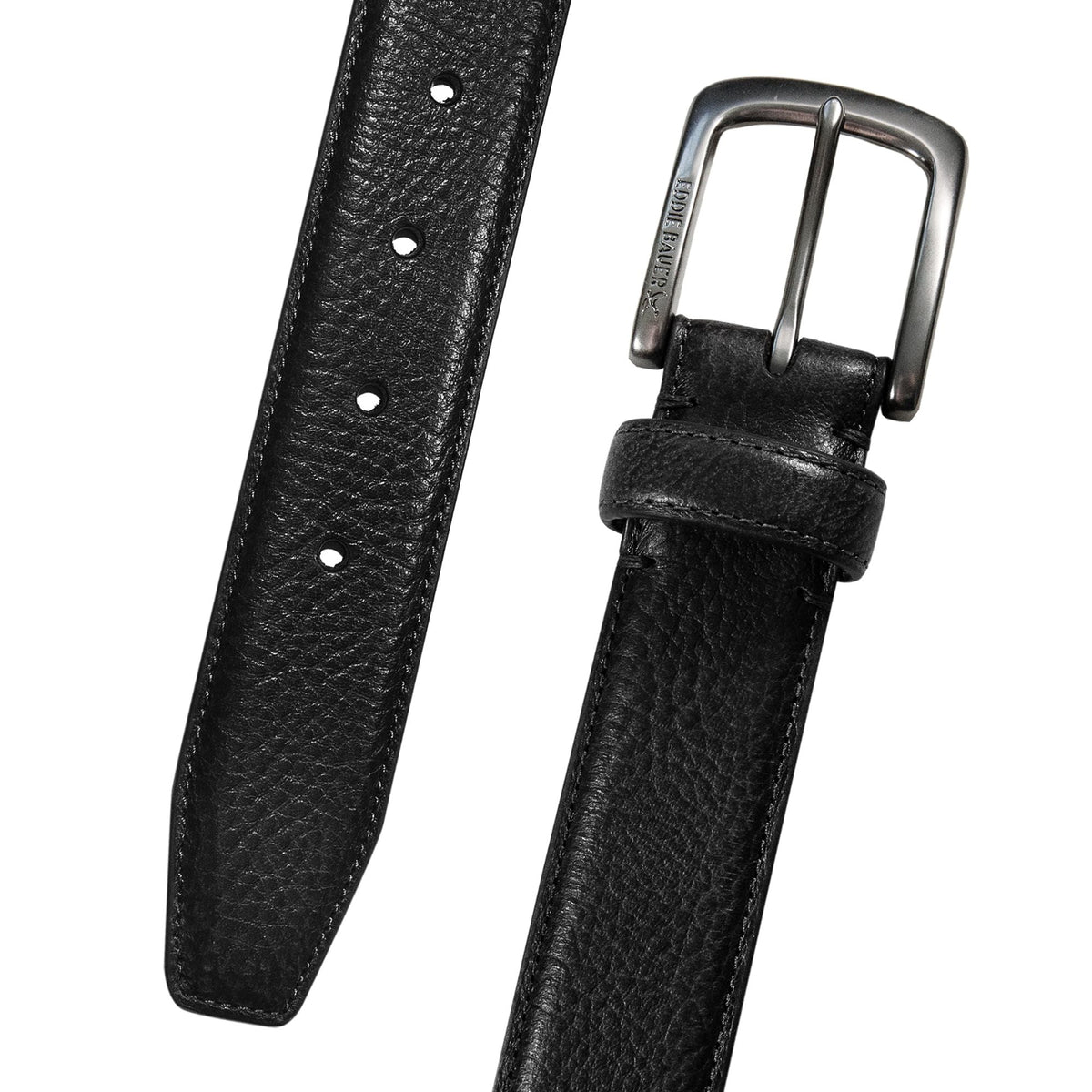 Men's Classic Feather Edge Leather Belt