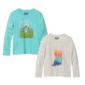 Girls Graphic Long-Sleeve T-Shirt - 2 Pack