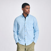 Men's Voyager Flex Long-Sleeve Shirt - Island Blue