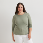 Women's Everyday Long-Sleeve Crewneck T-Shirt