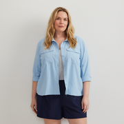 Women's Mountain 3.0 Long-Sleeve Shirt - Solid - Slate Blue