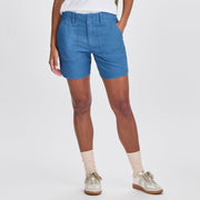 Women's Canvas Utility Shorts - Tile Blue