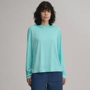 Women's Sundrift UPF Long Sleeve Hoodie - Tropical Blue